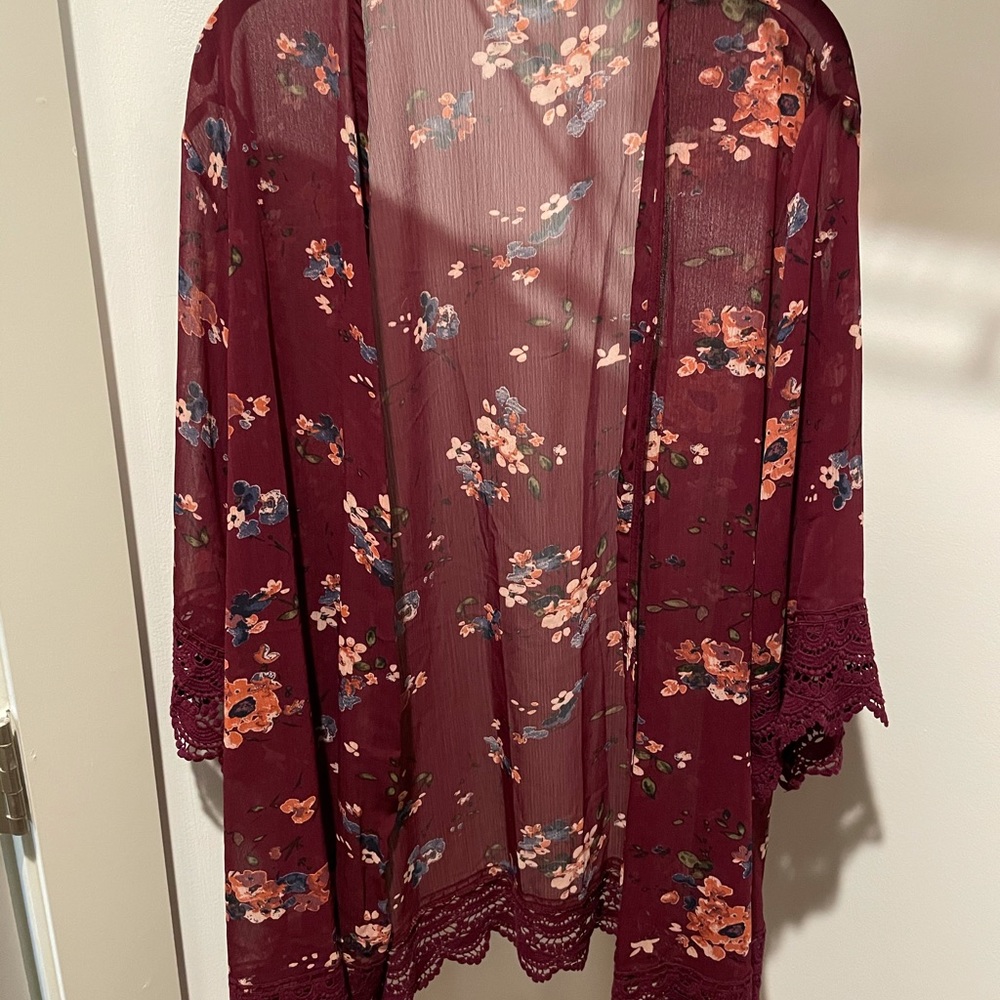 Floral sweater